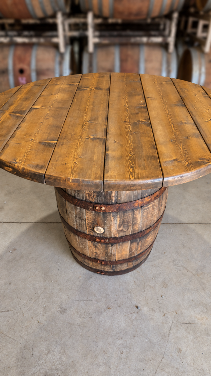 The Barrelhouse Pub Table – 42" Round Top - Image 4
