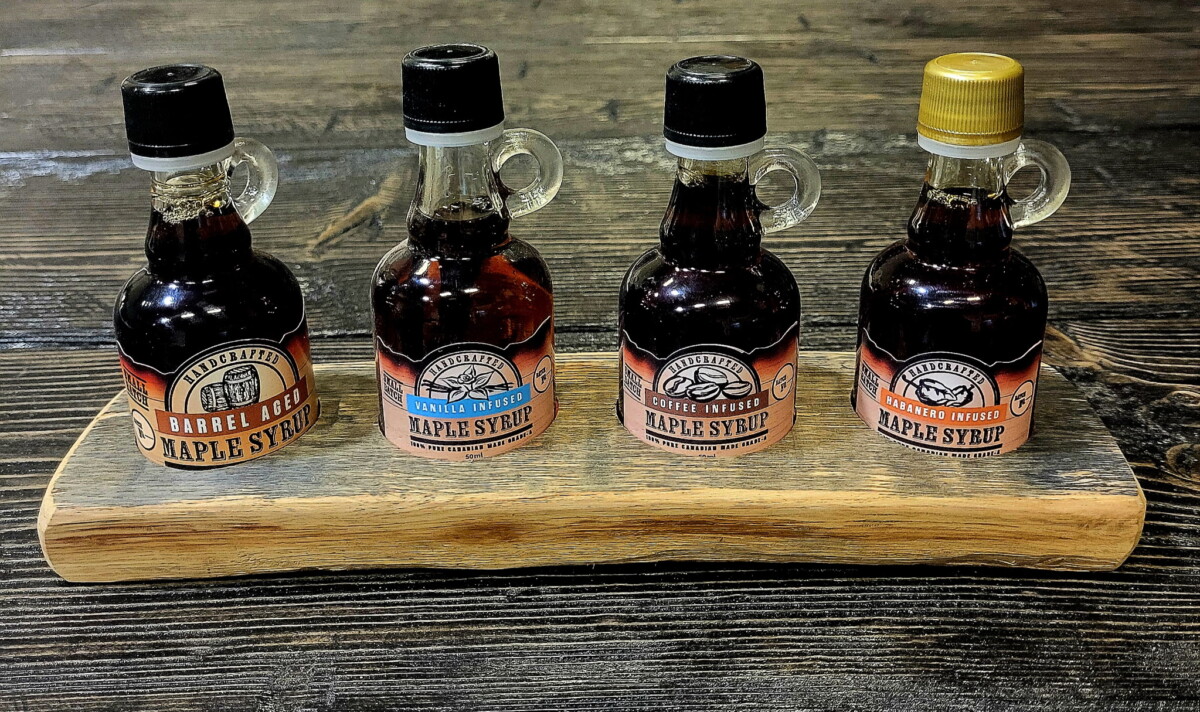 Infused Maple Syrup Tasting Flight- 50ml Bottles