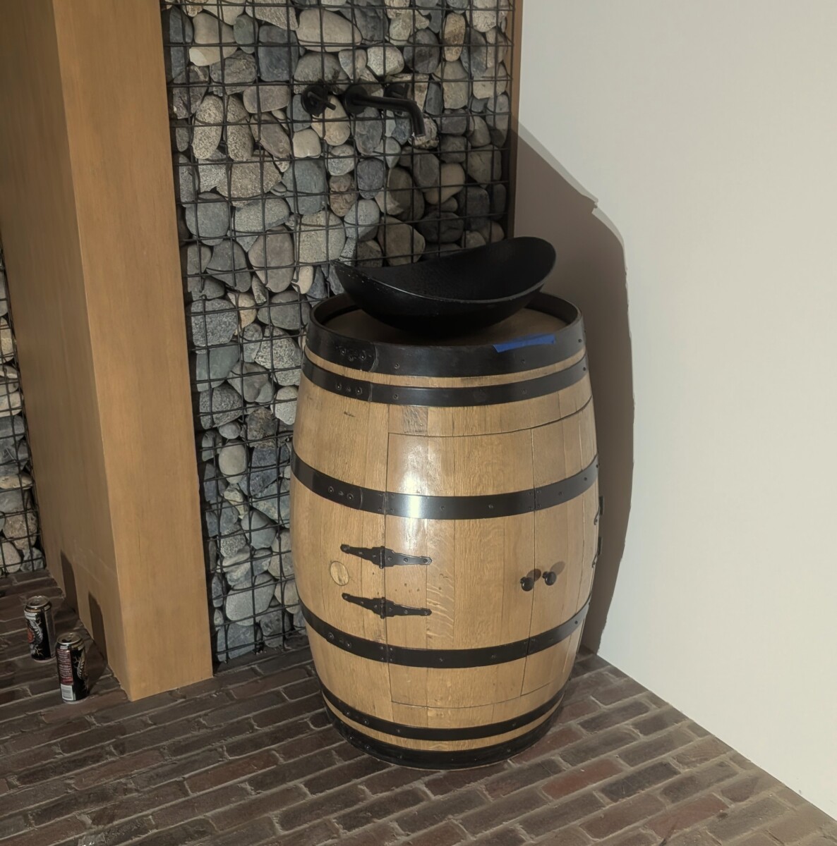 Oak Barrel Vanity - Image 2